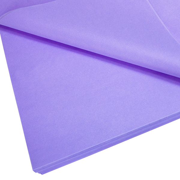 Lavender Tissue Paper from stock at Midpac Packaging available in packs